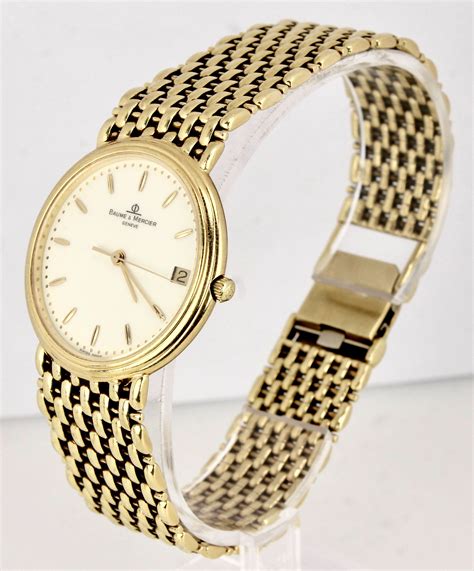 geneve gold watch mens|vintage geneve 14k gold watch.